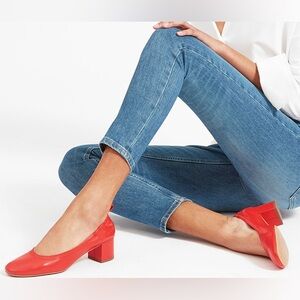 NWB Everlane The Day Heel Red 8.5